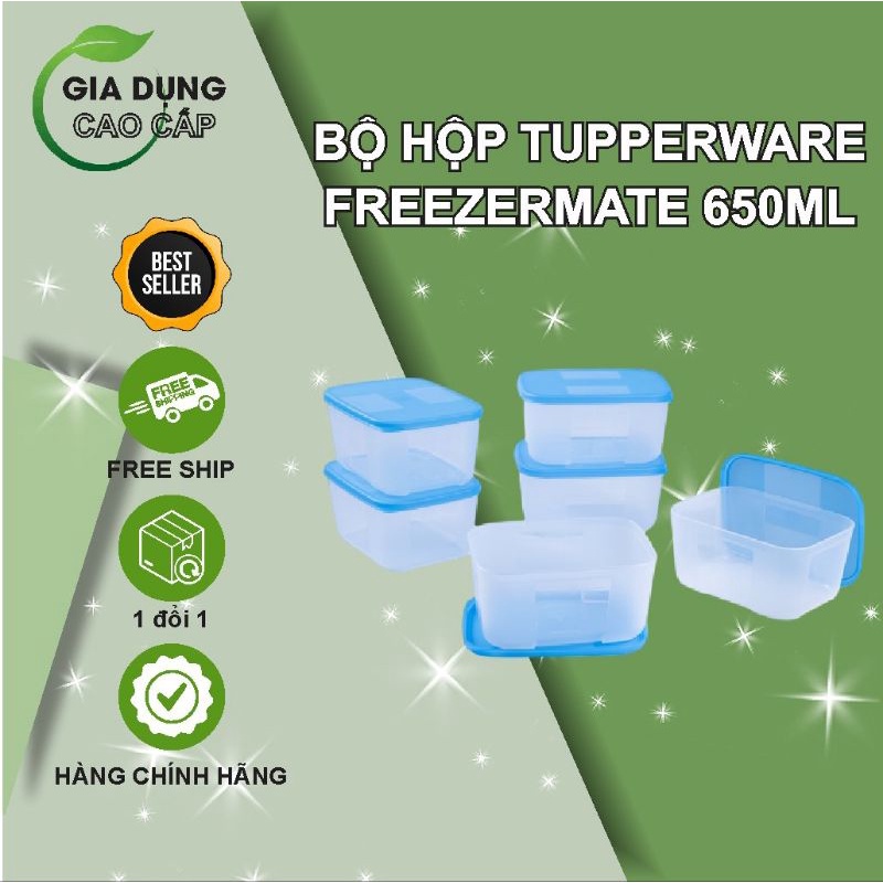 Bộ Hộp Trữ Đông Freezermate 650ml