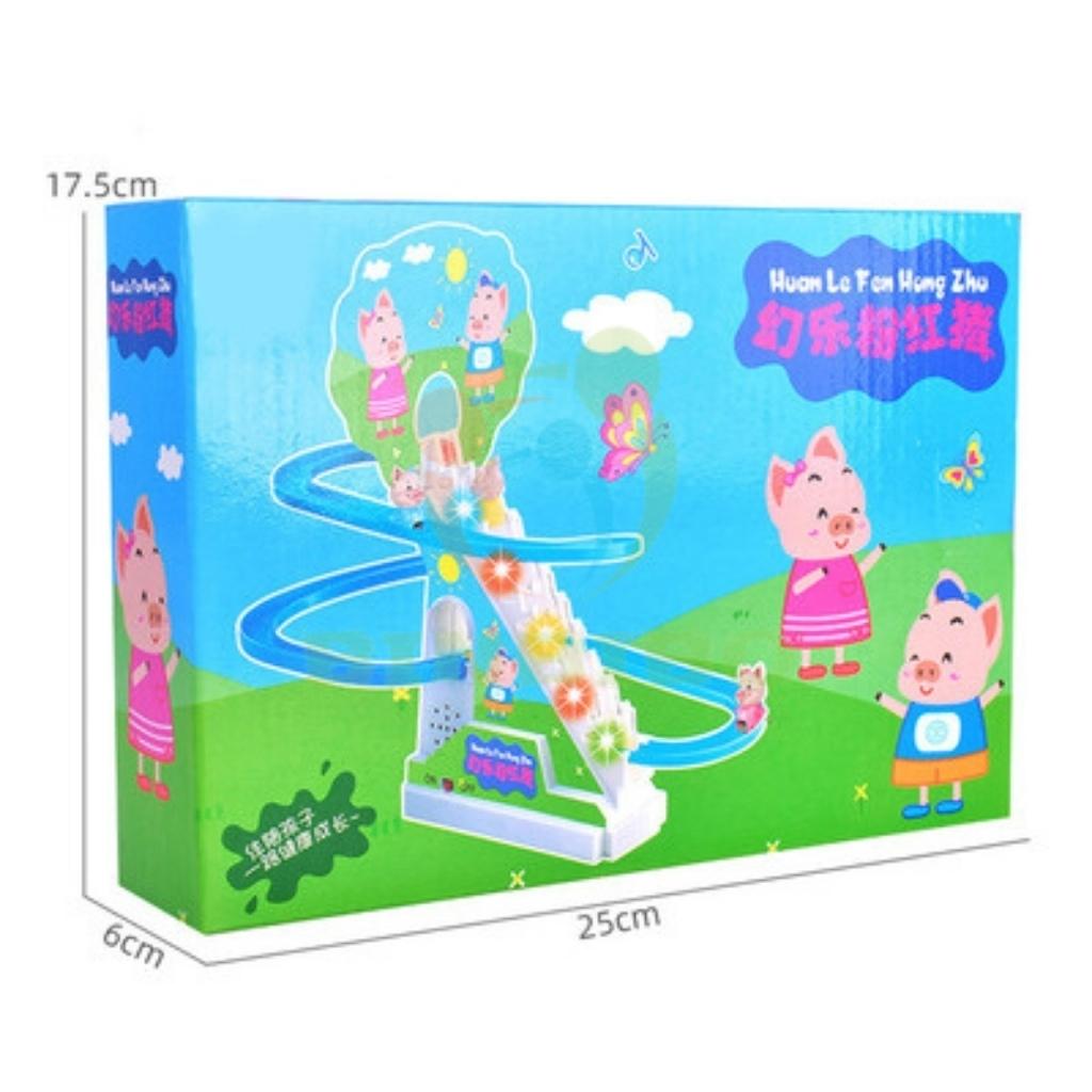 Heo peppa leo cầu thang cực vui nhộn cho bé