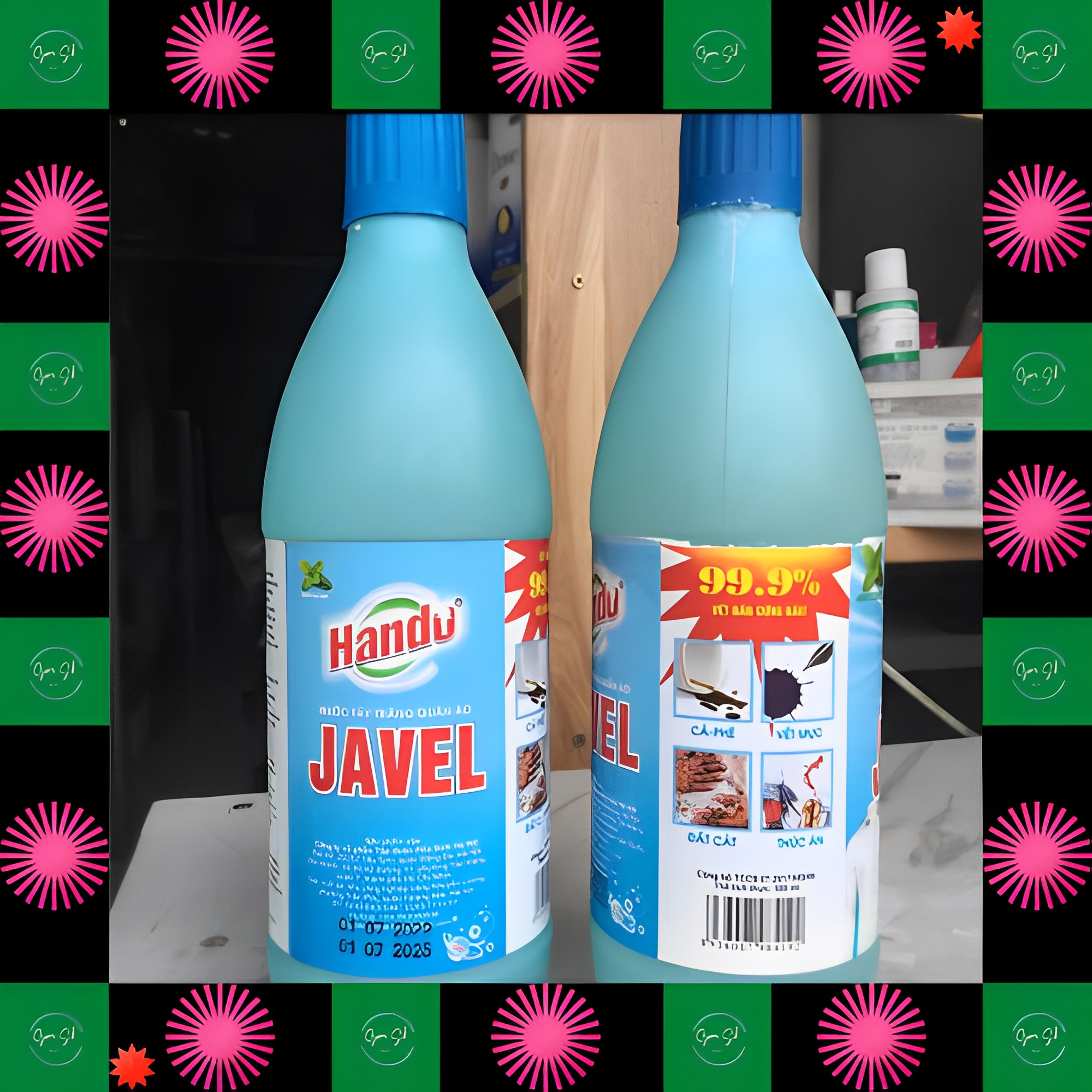 [Dọn nhà] Nước tẩy trắng quần áo Javel Hando 500ml