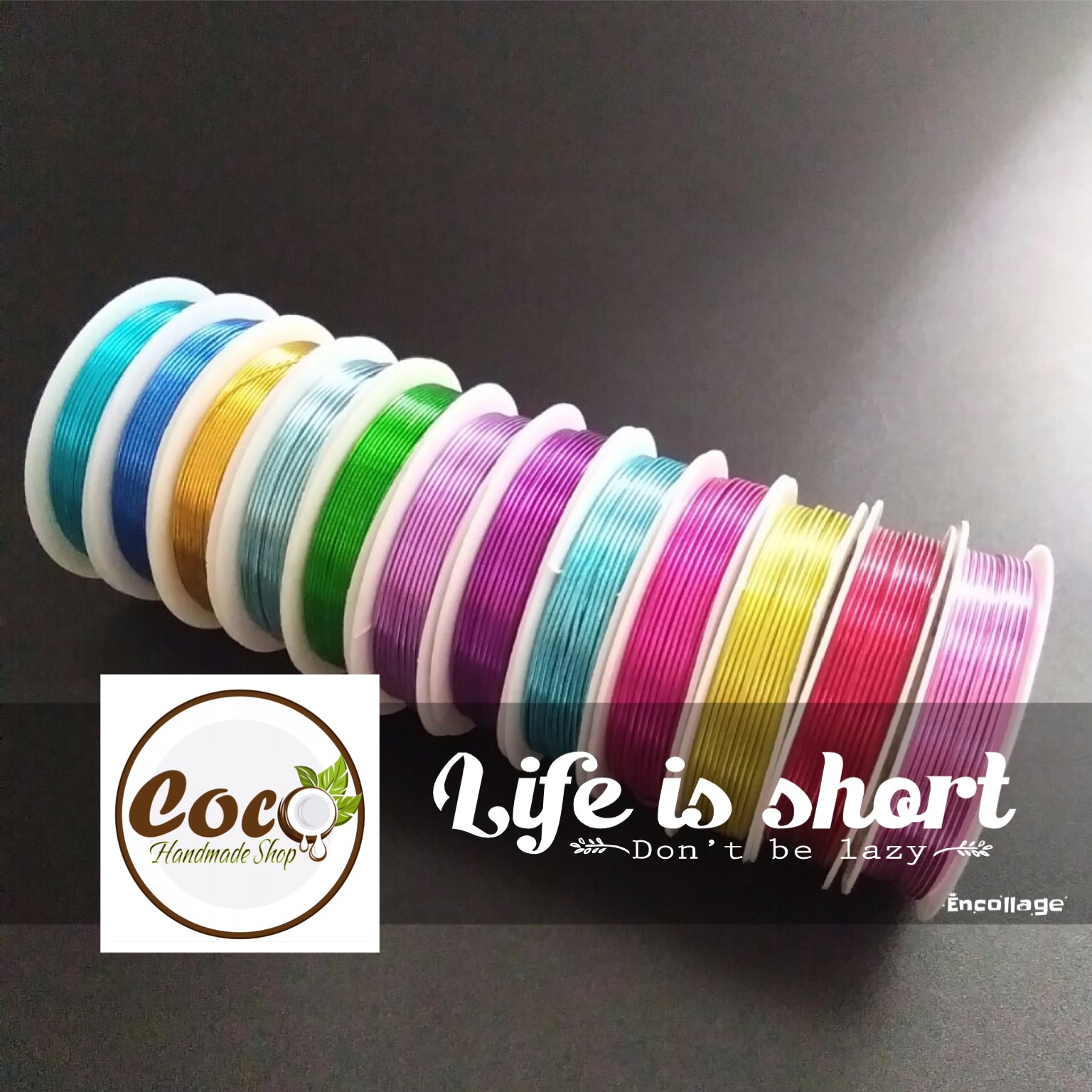 Dây Nhôm Handmade nhiều màu 0,8mm