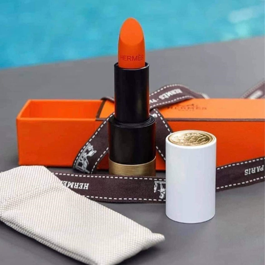 Hermes 33 Orange Boite Rouge Matte Lipstick 3.5g