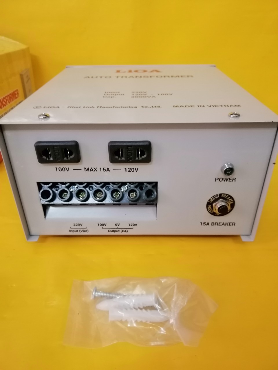 ĐỔI NGUỒN LIOA 3000W (Đổi nguồn 220V sang 100V)