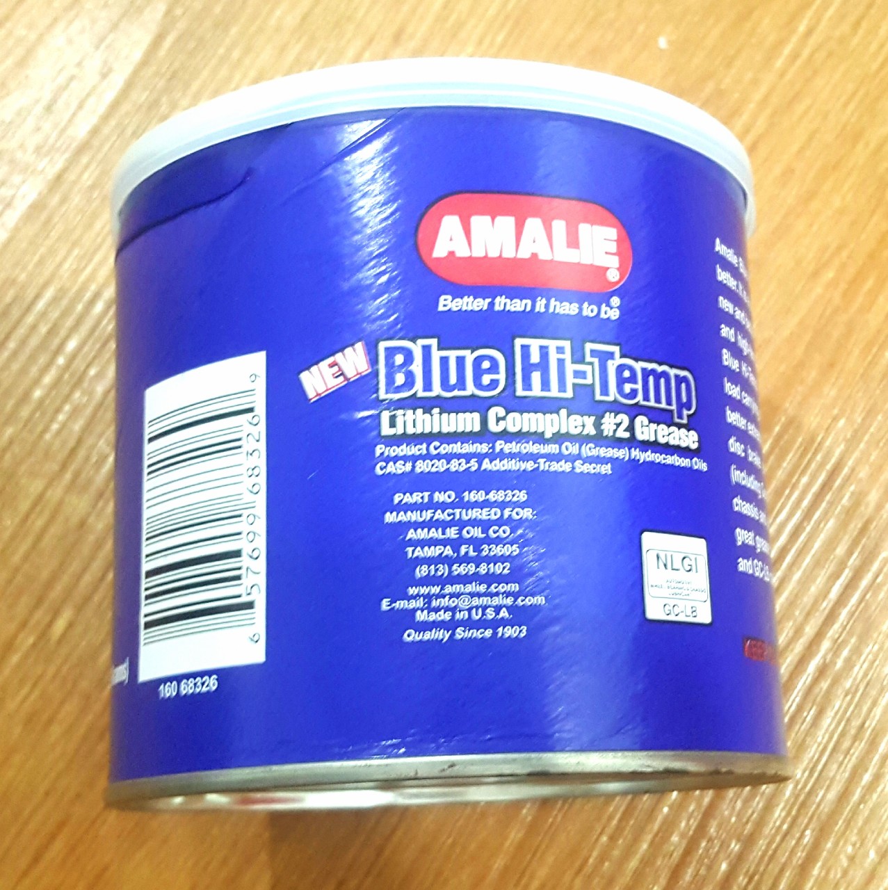 [HCM][MỠ BÒ XANH NHẬP KHẨU MỸ] GREASE BLUE HI-TEMP GREASE NLGI # 2 05 KG