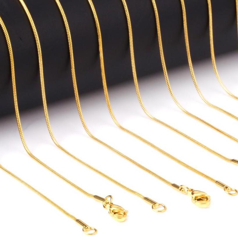 [HCM]dây chuyền titan mạ vàng 18k như thật kiểu sợi mì (rắn)