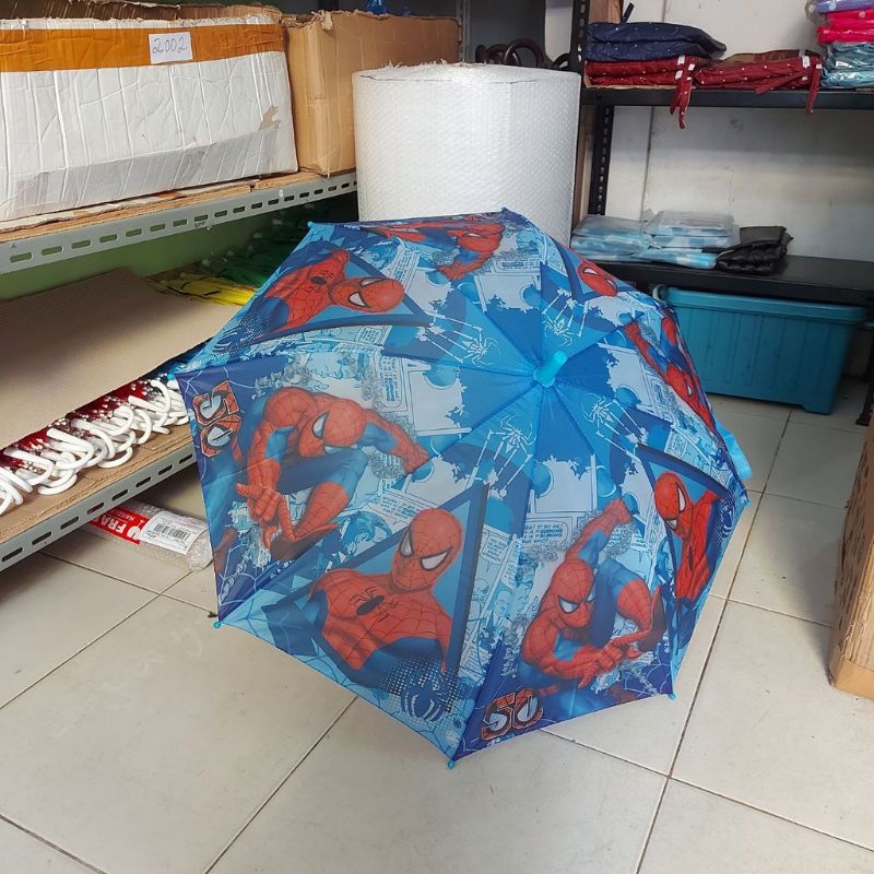 Ô dù cầm tay cho bé trai siêu nhân