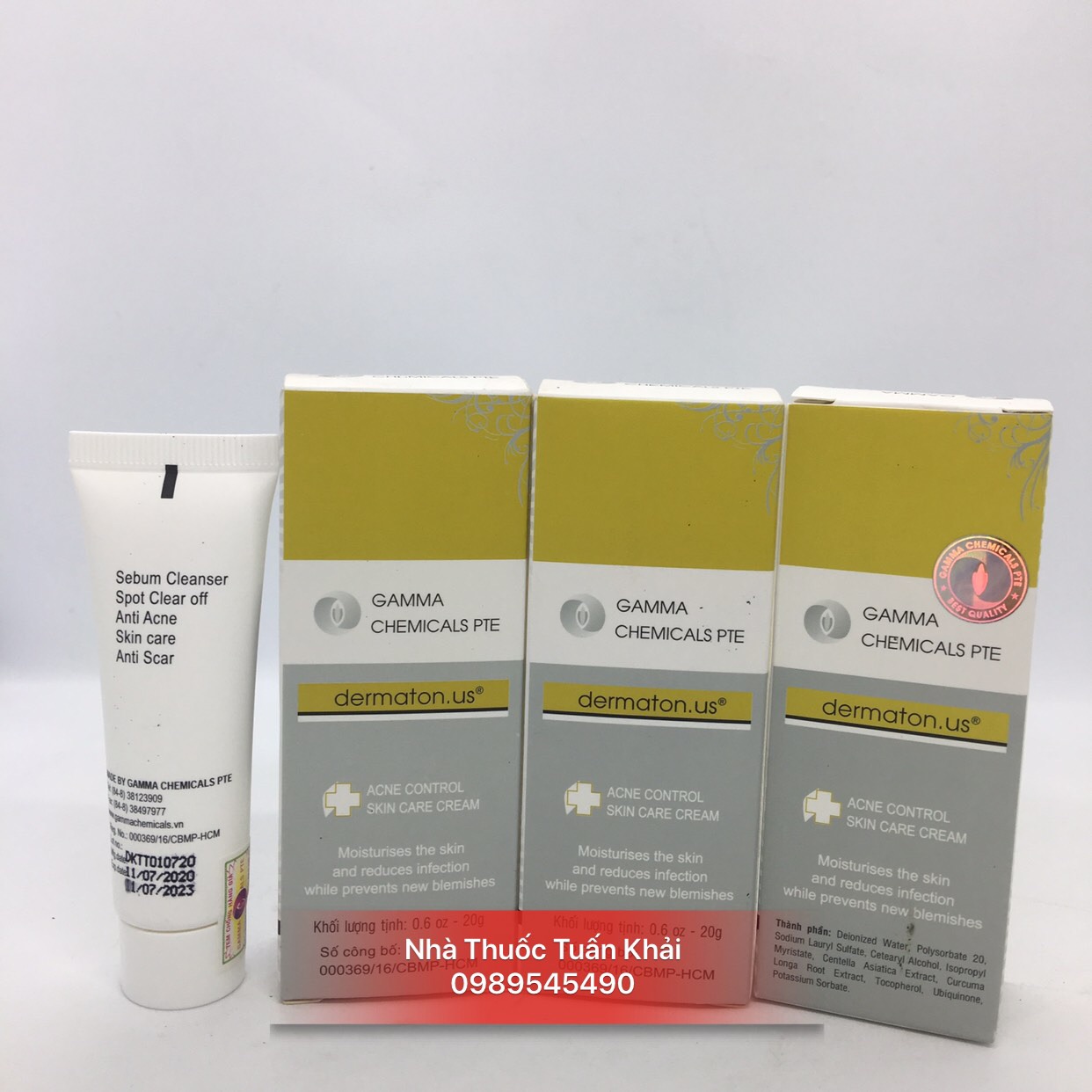 Kem Ngừa Mụn Ngừa Thâm DERMATON US- 20g