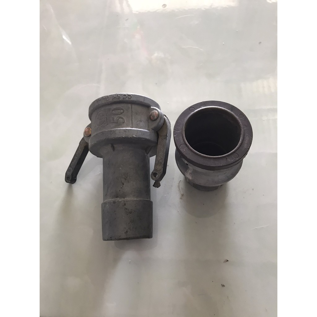 khớp nói nhanh nhôm răng1đầu phi 50, phi60 (cùm nhôm răng phi 50 phi 60)