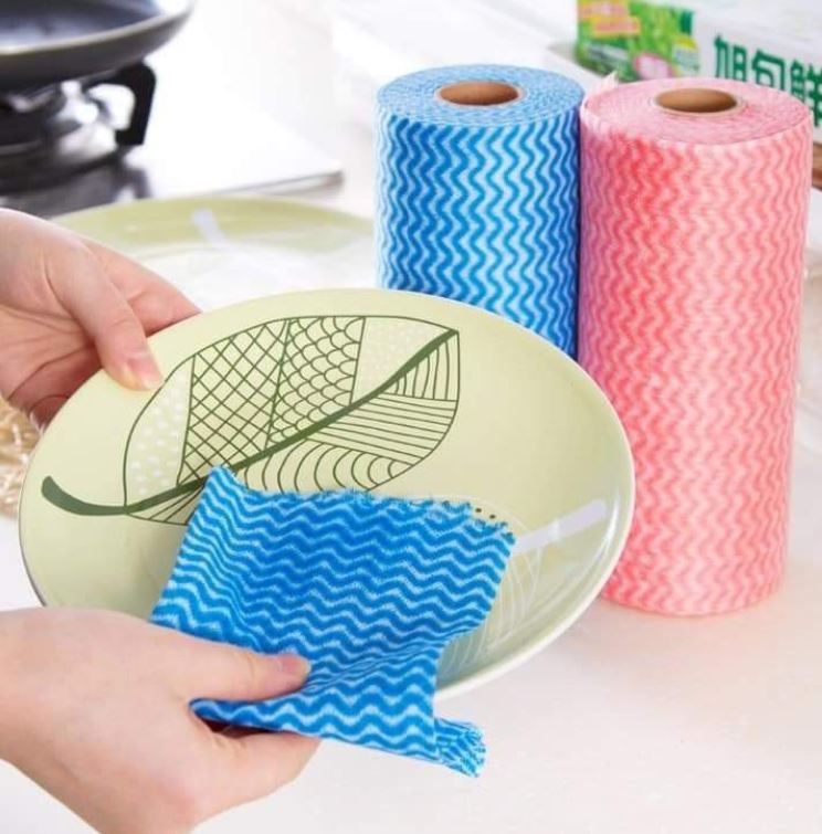 Cuộn Giấy Vải , Khăn Lau Đa Năng Tiện Dụng
