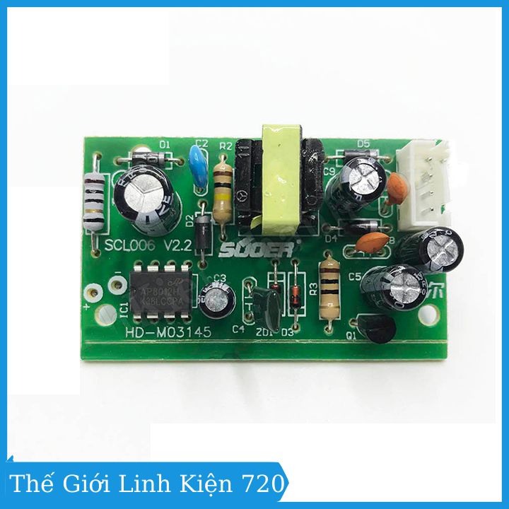 Mạch nguồn xung bếp từ 5V 12V 18V