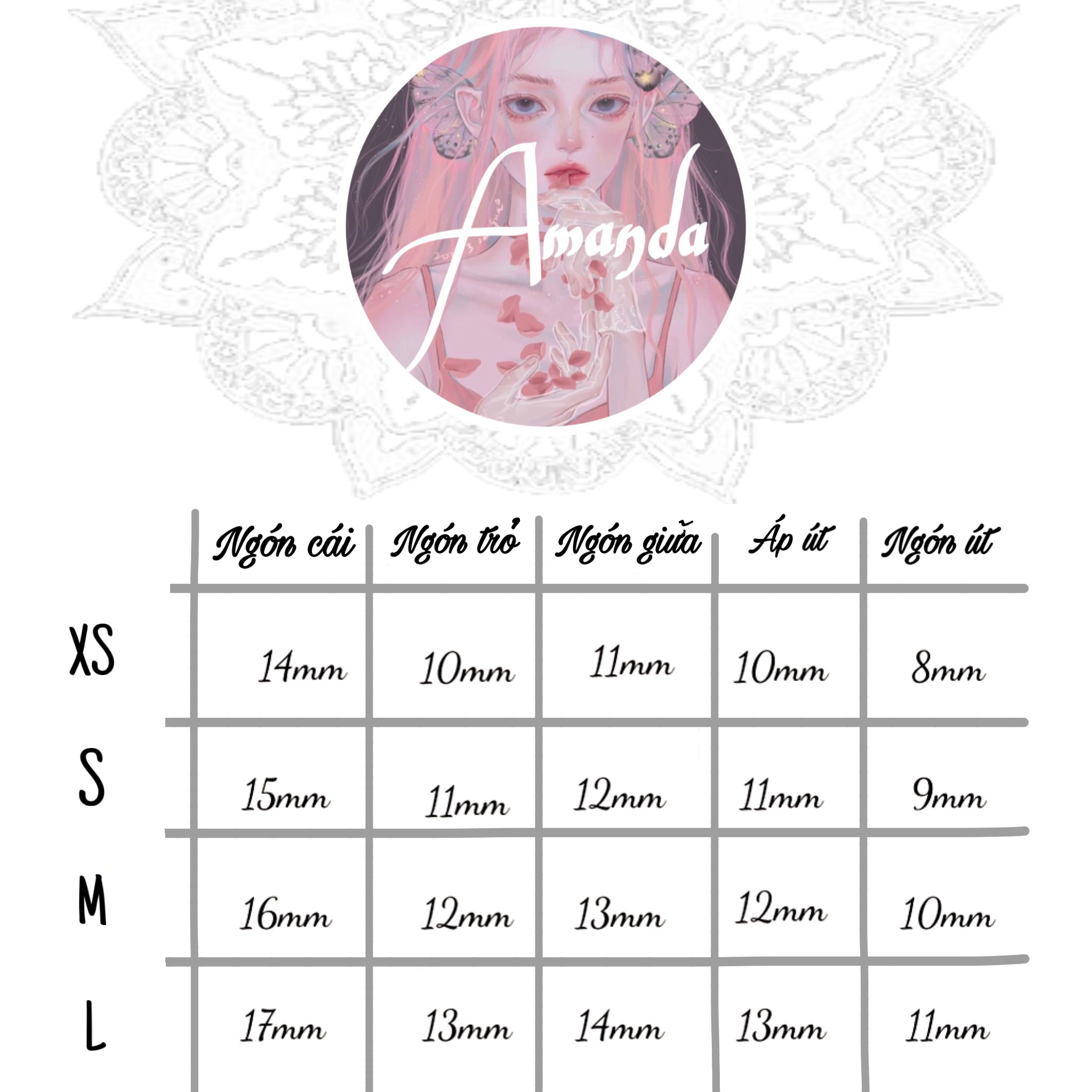 Nailbox mây ombre đính nơ mơ mộng