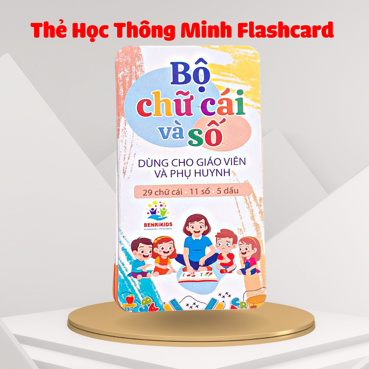 Baby learning counting letters illustration memory card set, 42 cards New