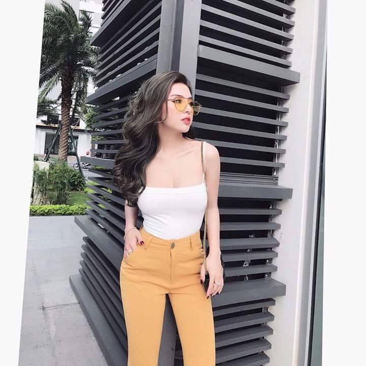 ANLY23 - Áo 2 Dây Sợi Bún Ôm Body Sexy