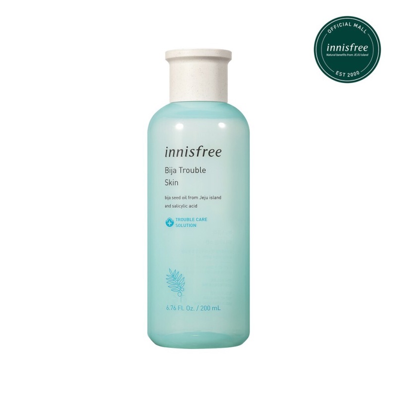 Nước hoa hồng cân bằng dành cho da mụn Innisfree Bija Trouble Skin 200ml