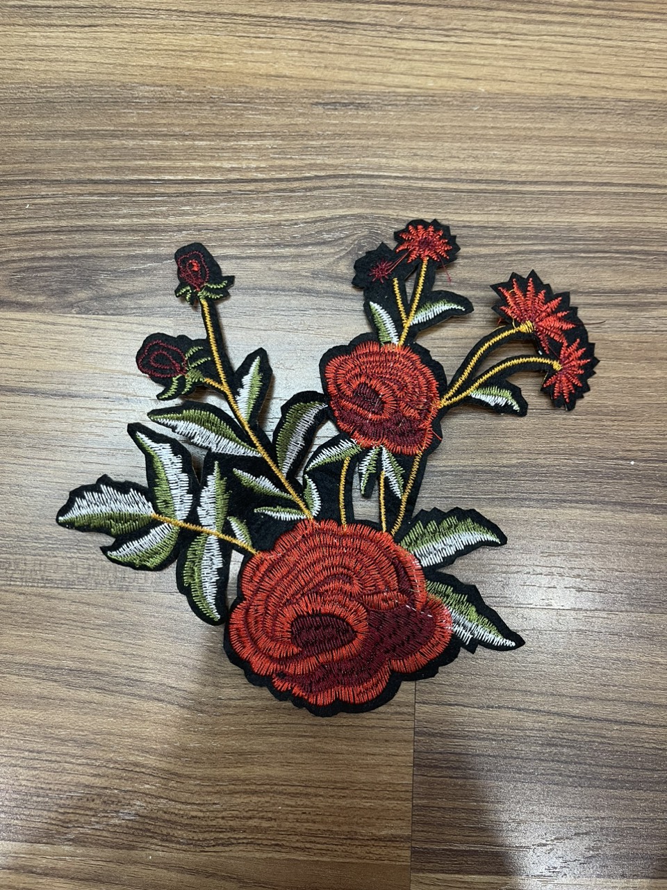 Miếng Sticker Thêu Ủi hình hoa
