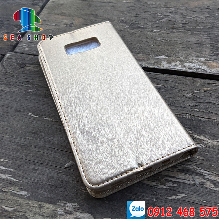 Bao da Samsung Galaxy S8 và S8 Plus SM-G950 và SM-G955 Nắp gập - Ốp lưng 2 mặt thiết kế ví cài thẻ, thiết kế ngăn lớn để tiền mặt - Có chức năng chống điện thoại khi xem phim