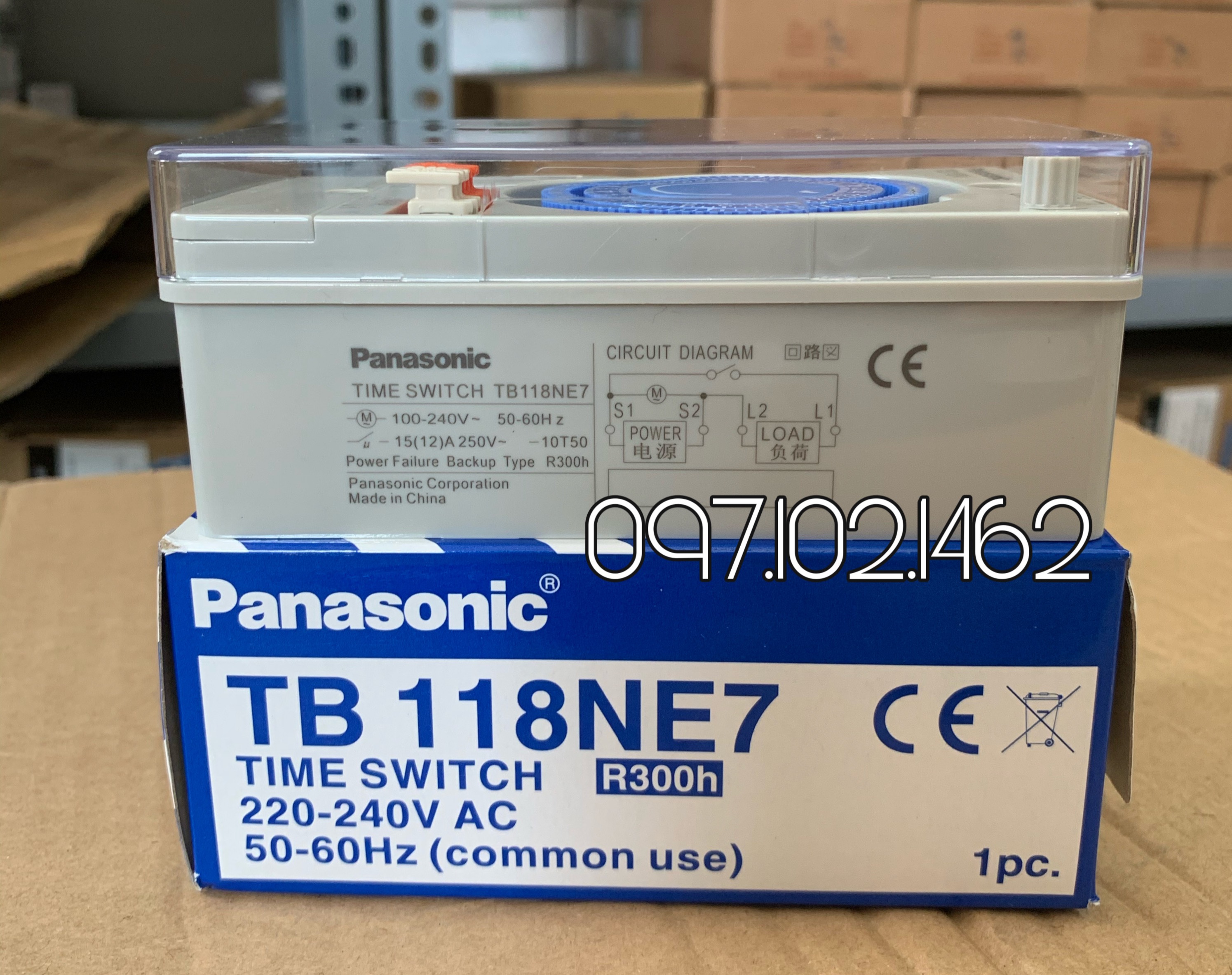 ĐỒNG HỒ CÔNG TẮC HẸN GIỜ TIMER PANASONIC TB118N TB118NE7