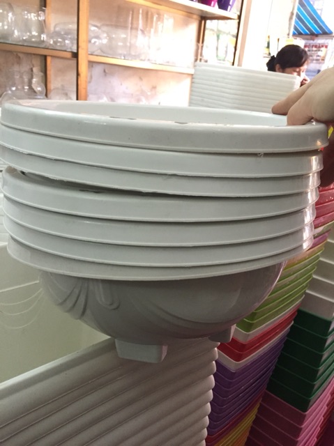 Combo 2 Chậu Treo Chảo Xích Size 35cm
