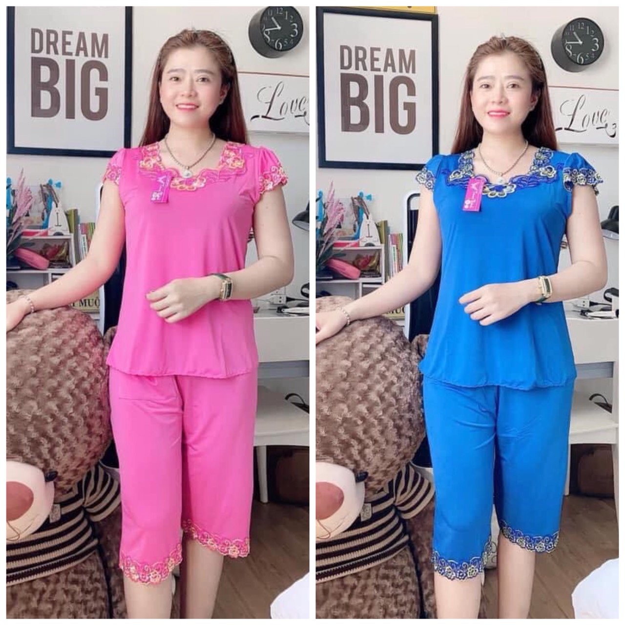 [FreeshipMAX] [HCM]ĐỒ BỘ NỮ MẶC NHÀ THUN LẠNH NHIỀU MÀU