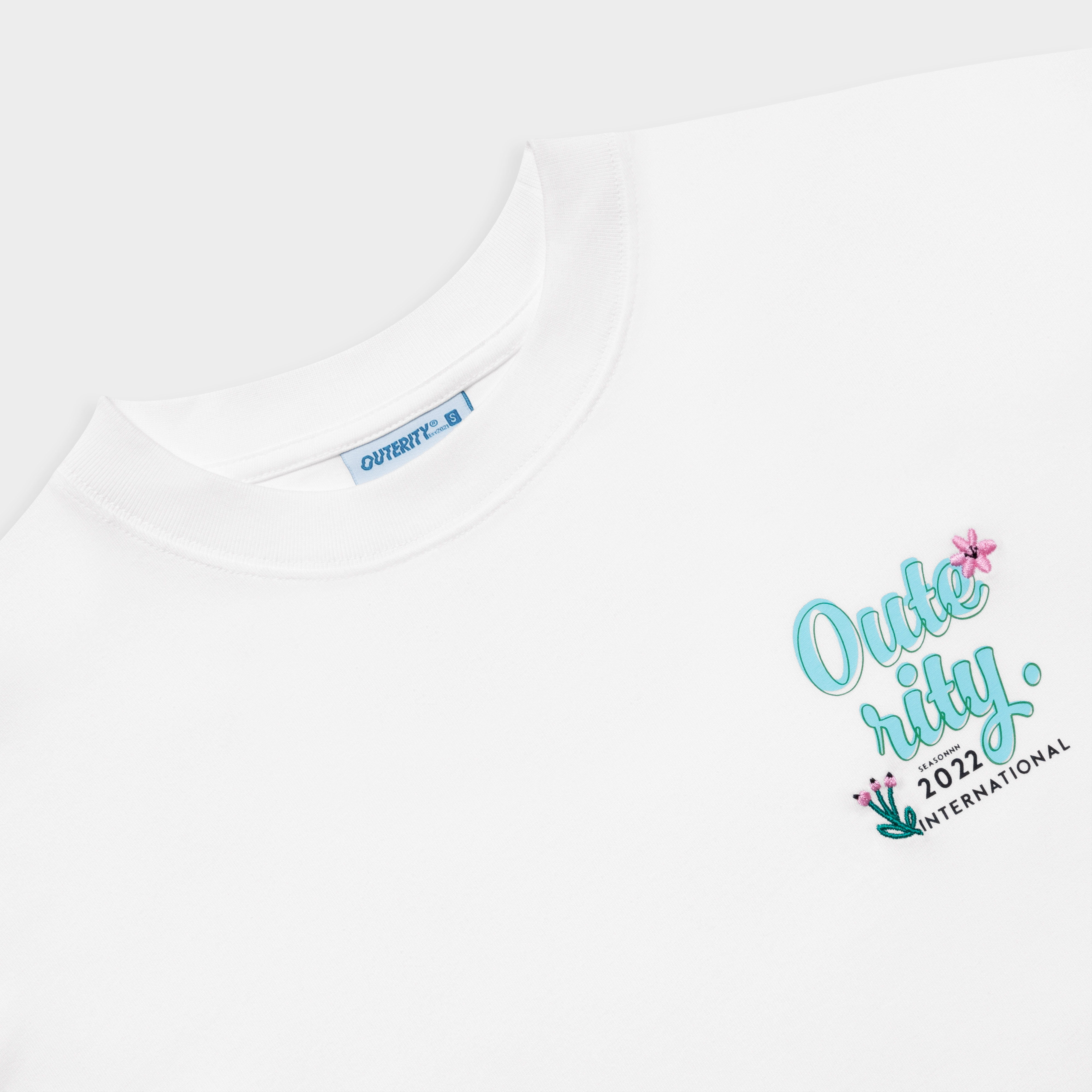 Áo Thun Outerity Florist / Màu Trắng - ORT.B 161