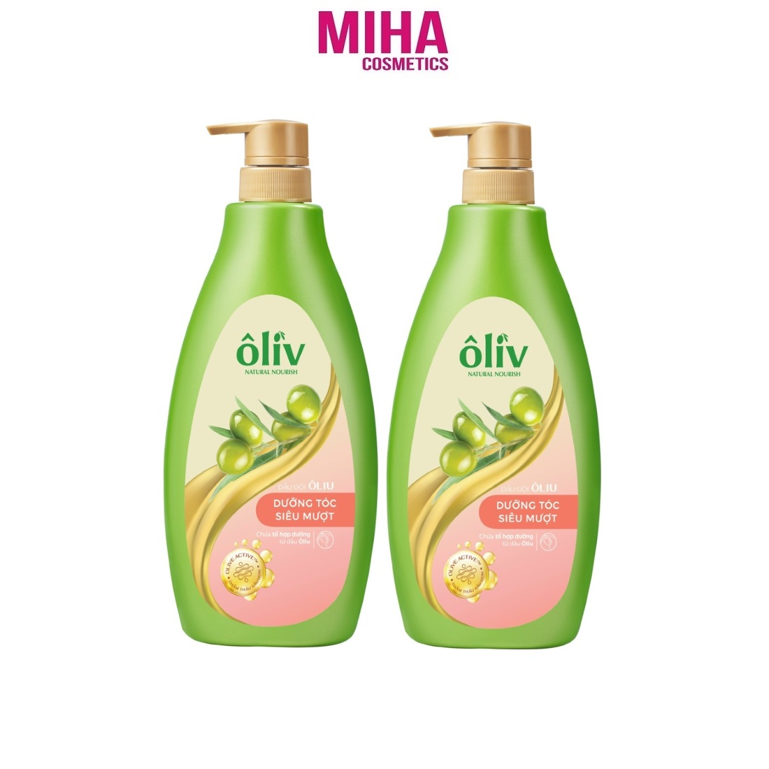 Dầu gội hoặc dầu xả dưỡng tóc siêu mượt purite oliv 650ml