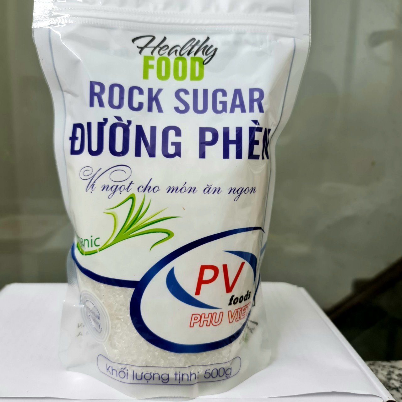 [HCM]ĐƯỜNG PHÈN HẠT túi 500g