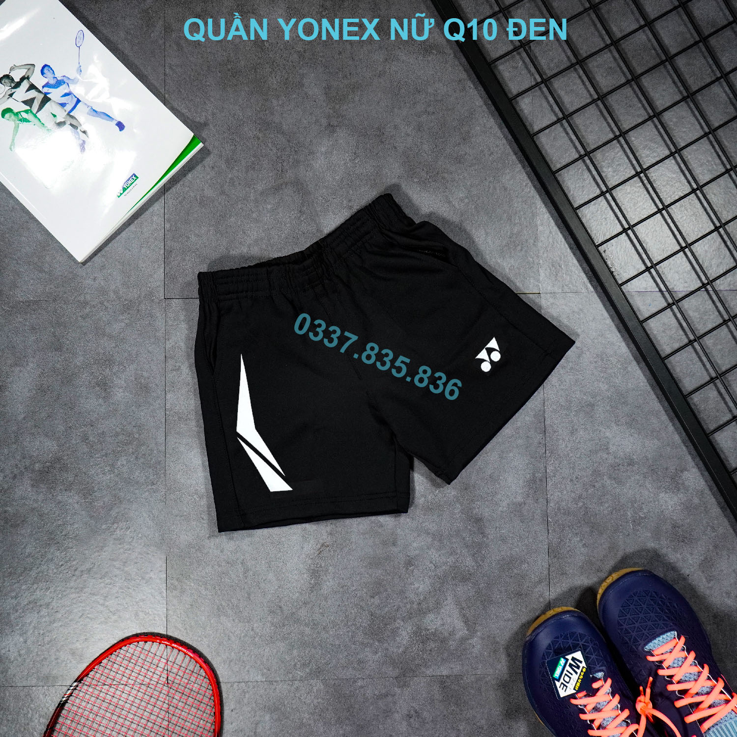 Quần đùi cầu lông nữ, quần thể thao nữ