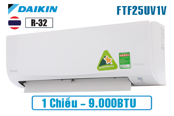 FTF25UV1V, Máy điều hòa Daikin 9000 BTU 1 chiều, nhập khẩu