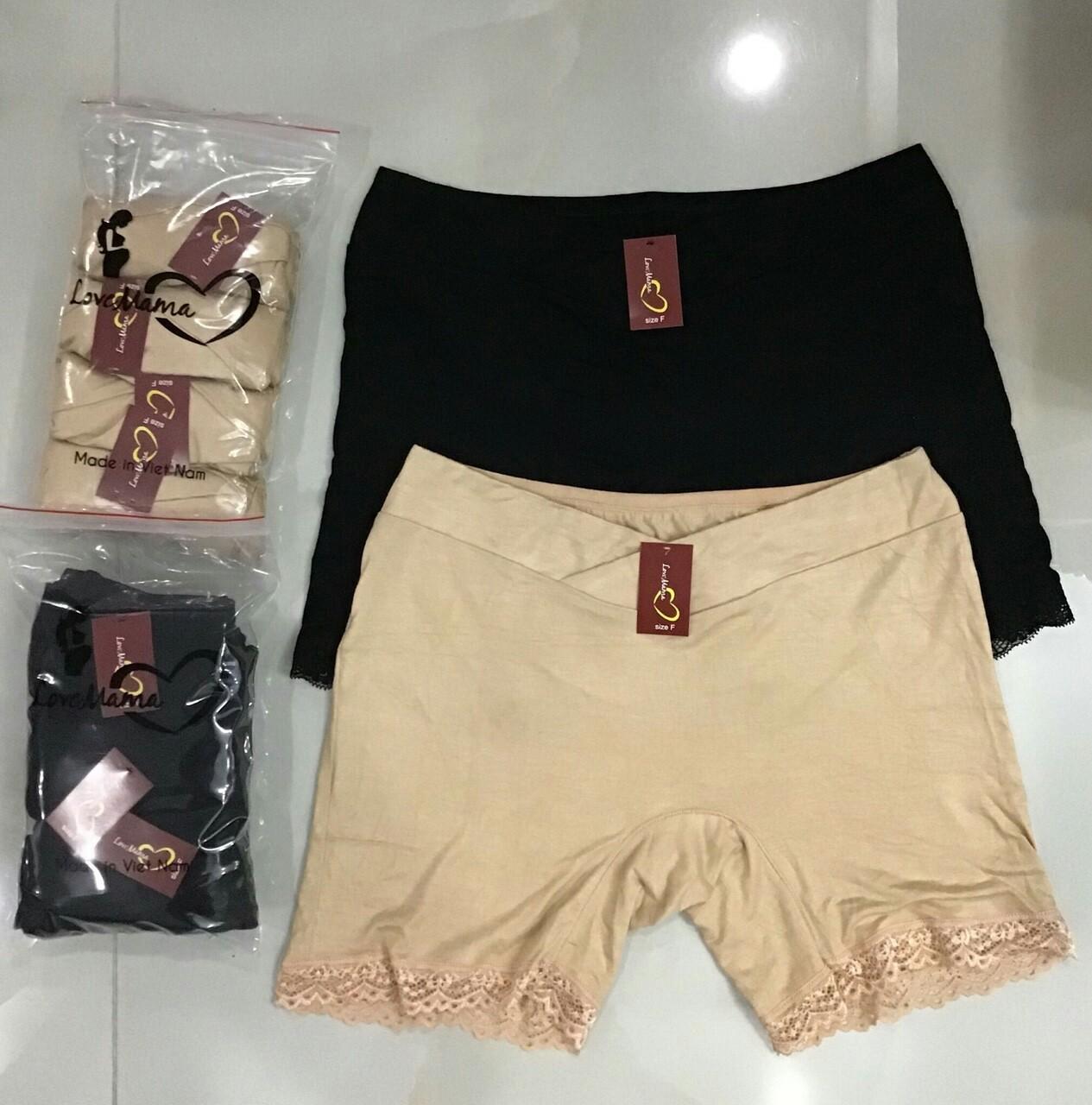 QUẦN ĐÙI BẦU MẶC VÁY CẠP CHÉO
