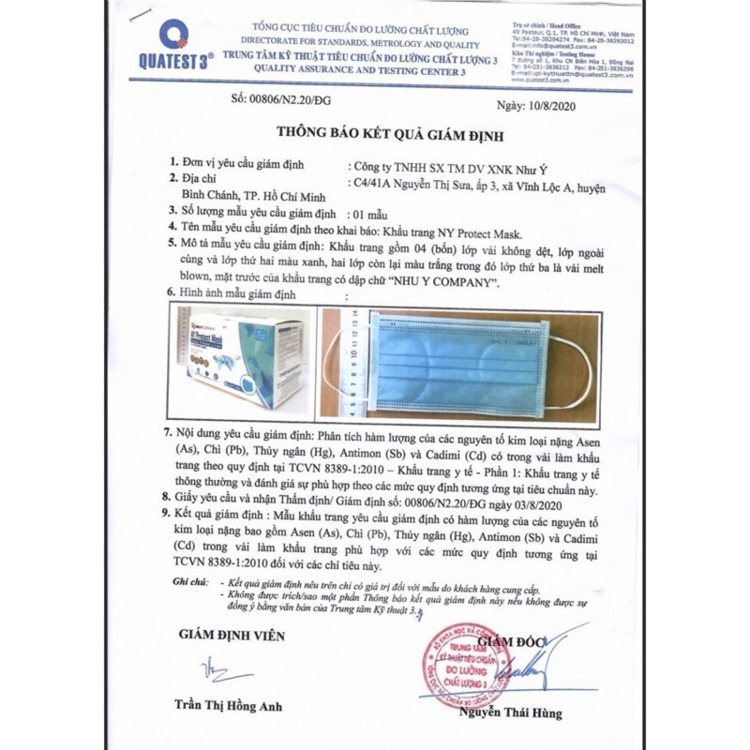 KHẨU TRANG NHƯ Ý