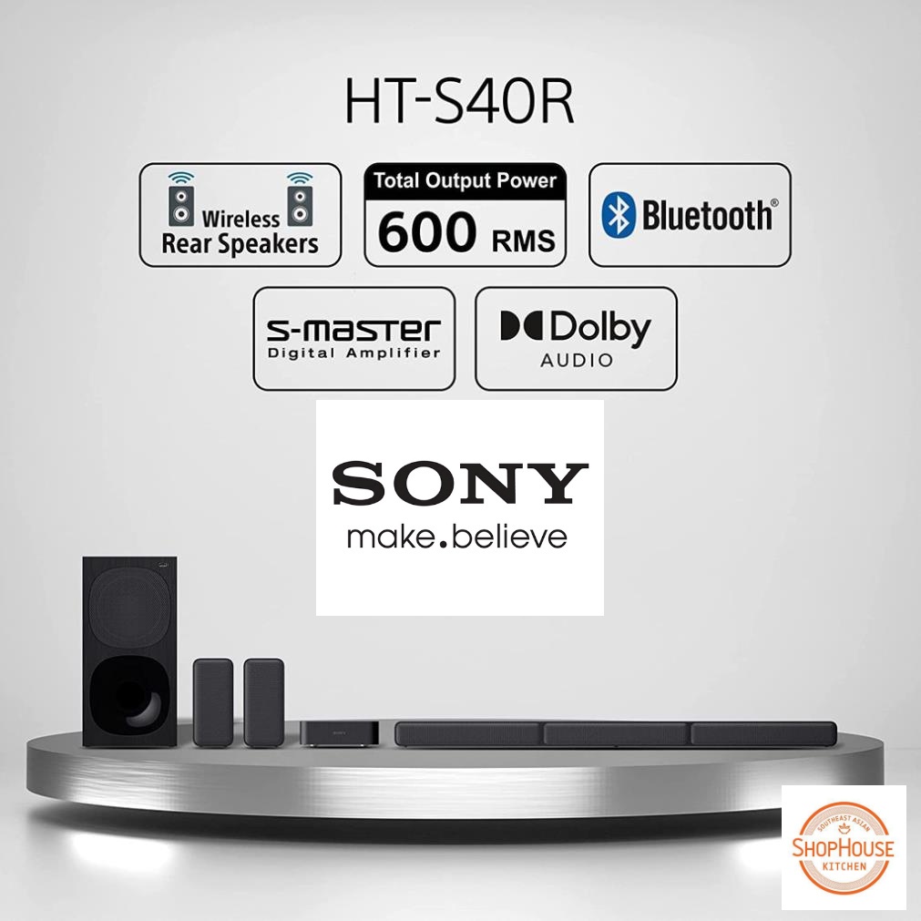 Dàn âm thanh Sony HT-S40R - Hàng Chính Hãng