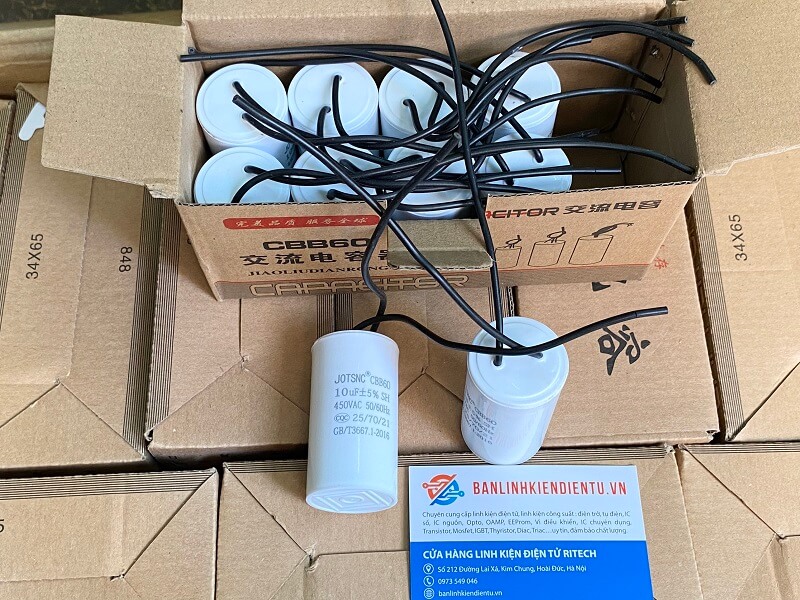 Tụ khởi động CBB60 10uF/450V