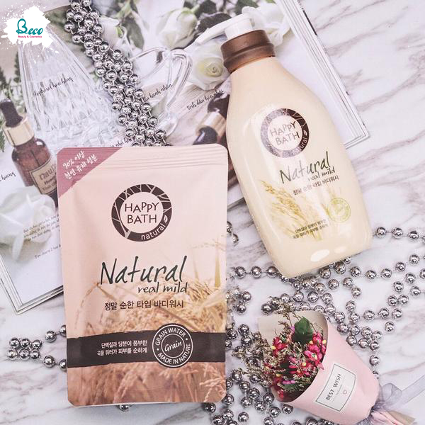 SỮA TẮM LÚA MẠCH HAPPY BATH ( chính hãng xuất xứ Hàn Quốc )