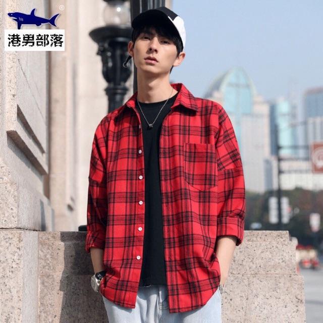 ÁO SƠ MI CARO SỌC FLANNEL FORM RỘNG CỰC PHONG CÁCH