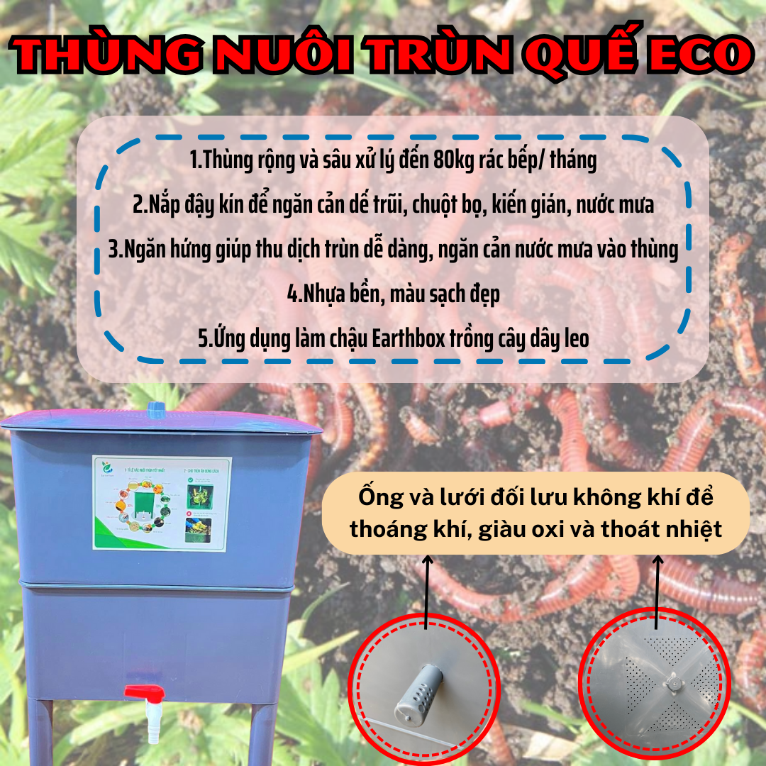 Ecobox decanter (Saigon garden)-please order up to 2 cans each single