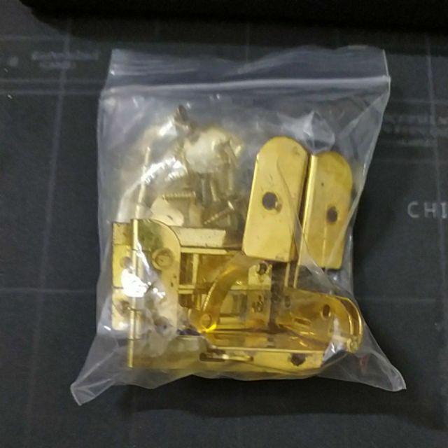 Bản lề mini 2 cặp kèm vít - Qjggj