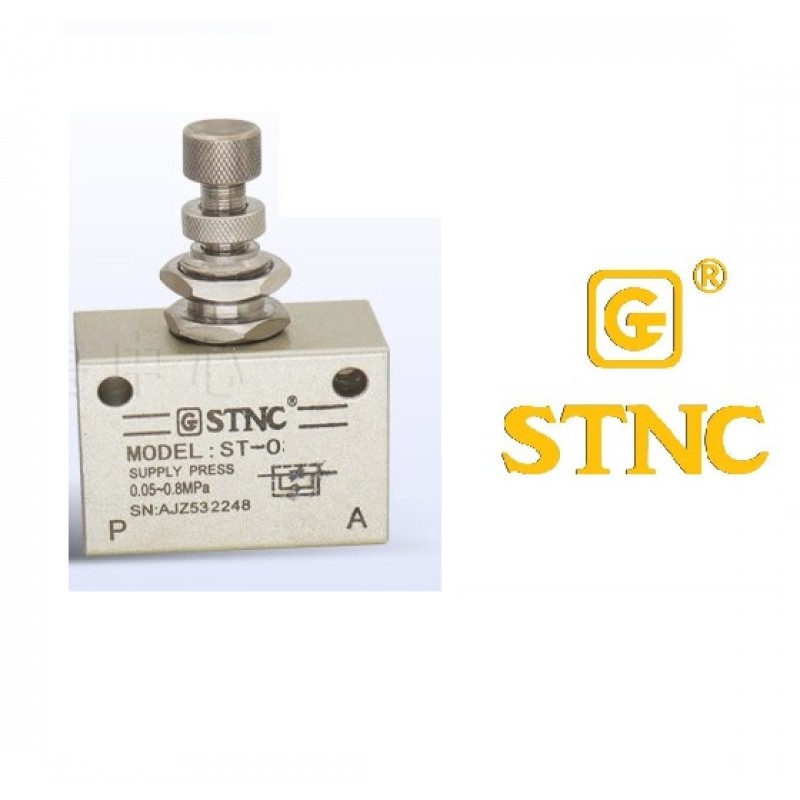 Van tiết lưu khí nén stnc ts-02 có đầu cắm