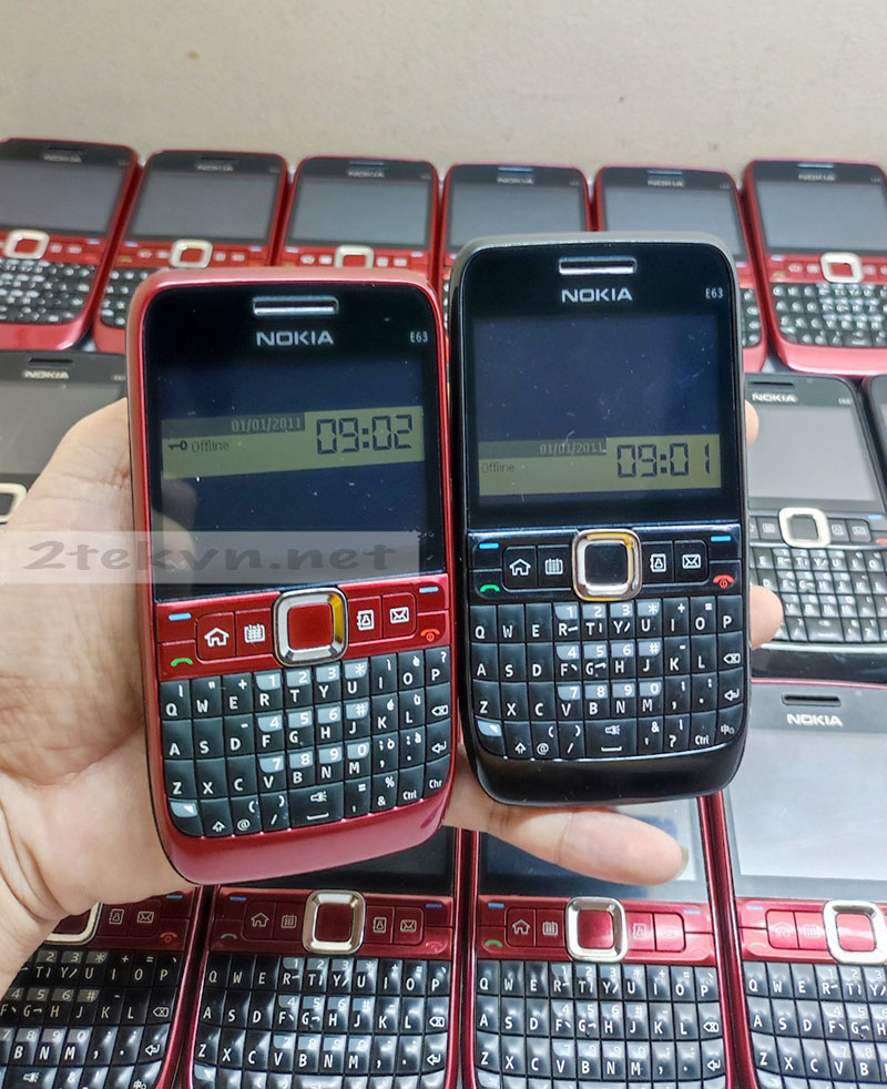 [HÀNG CHÍNH HÃNG] Điện thoại Nokia E63 cổ 24 ký tự phổ thông giá rẻ