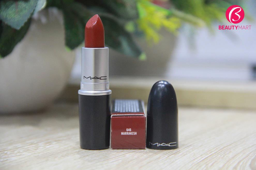 Son MAC 646 Marrakesh màu đỏ gạch
