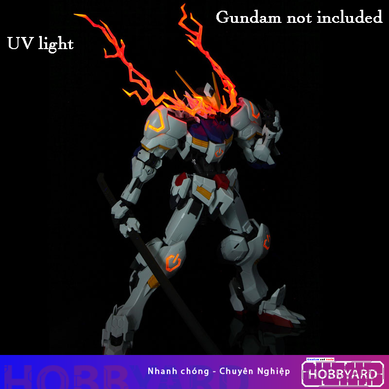 Phụ kiện mô hình - Hiệu ứng Effect lửa mắt cho MG 1/100 Barbatos / Lupus / Rex (không kèm mô hình)