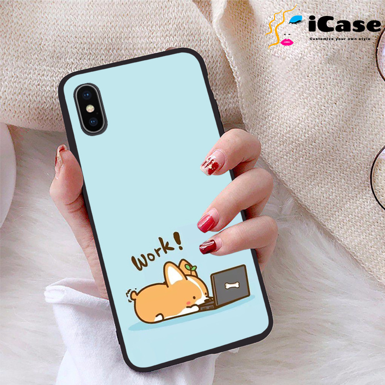 Ốp lưng iPhone X viền dẻo TPU BST Kawai