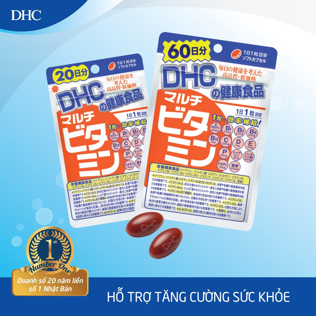 Viên uống DHC Multi Vitamin Tổng Hợp Gói 20 Ngày nhập khẩu