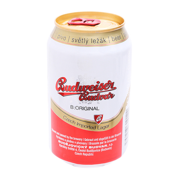 [Siêu thị VinMart] - Bia Budweiser Budvar lon 330ml