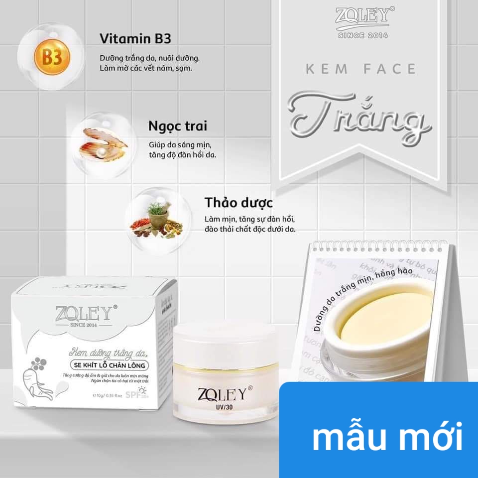 KEM FACE ZOLEY TRẮNG CHÍNH HÃNG (trắng da)