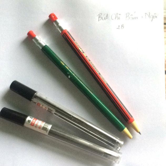 2 SET NGÒI VÀ BÚT CHÌ BẤM NGÒI TO 2B