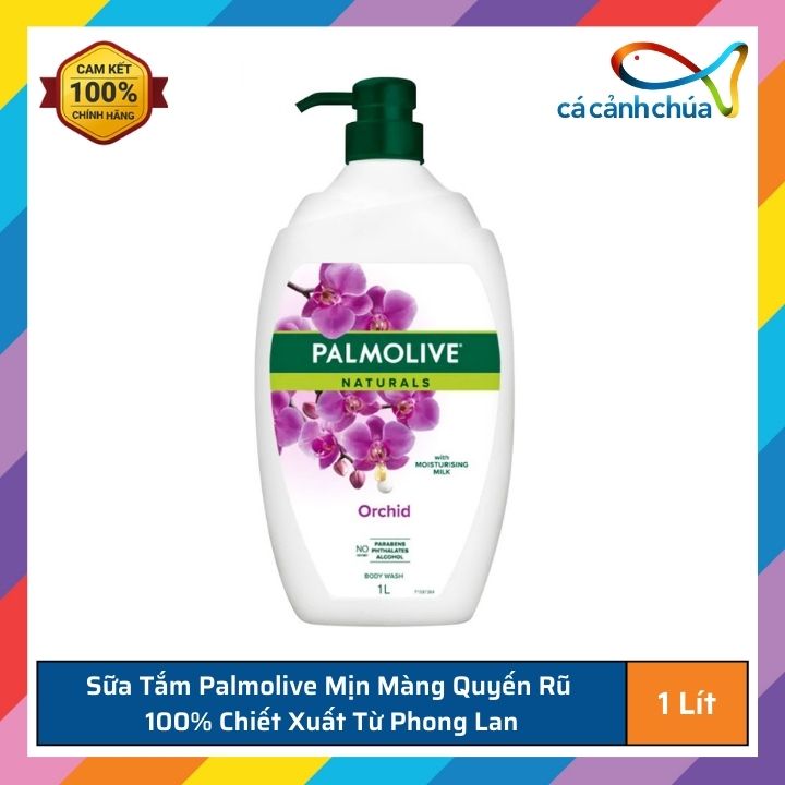 Charming smooth Palmolive shower gel 100% natural extract from orchid 1L-Thailand