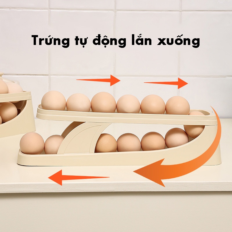 Khay trứng- khay đựng trứng tủ lạnh- khay trứng 2 tầng