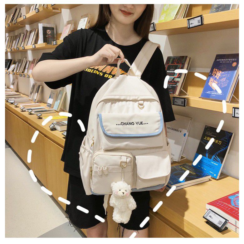 balo nữ đi học changvue laptop giá rẻ balo nam nữ Unisex thời trang hàn quốc balo học sinh sinh viên