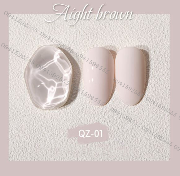 Sơn móng gel AS 6 màu trà sữa QZ chọn lẻ chai 15ml