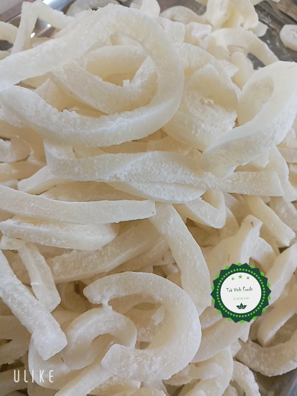 Mứt Dừa Sáp Loại 2 Mứt Ngắn
