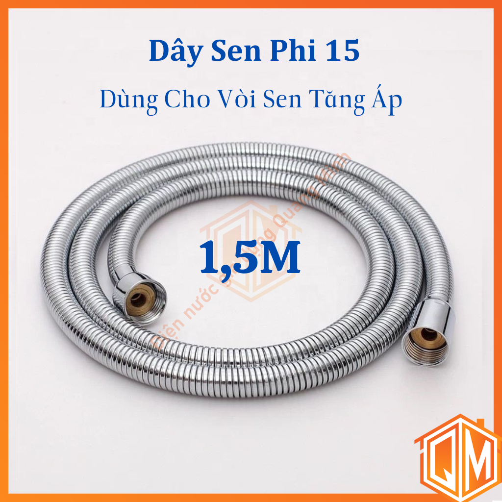 Vòi sen tăng áp, bát sen to 10cm nhựa nguyên sinh mặt xoay 360 độ, có nút bật tắt trên thân, có thể sử dụng thay thế như cây sen tắm đứng